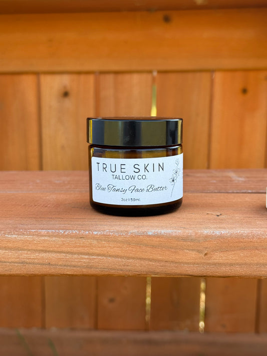 Blue Tansy Face Butter- Soothing for redness and acne prone skin
